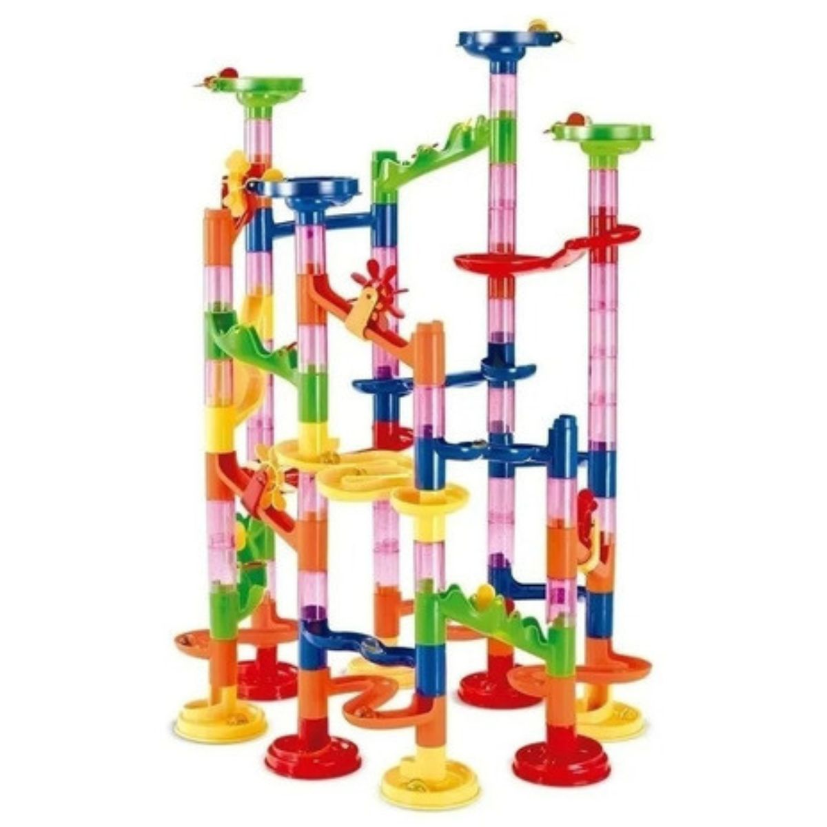 Pista De Corrida Para Bolinha Rola Bolas 105 Pçs - Steam Toy Pista De Corrida Para Bolinha Rola Bolas 105 Pçs - Steam Toy